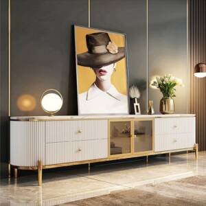 طاولة تلفاز رائعة مصممة بطابع عصري