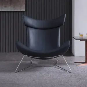 كرسي استرخاء بتصميم منحني