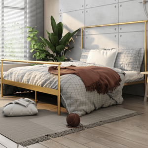 سرير حديد مودرن بسيط
