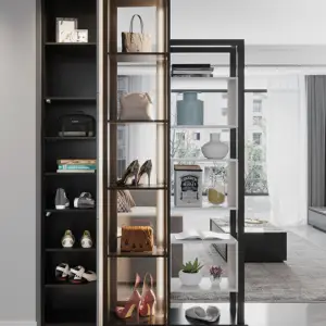 خزانة ديكور جدارية مقسم