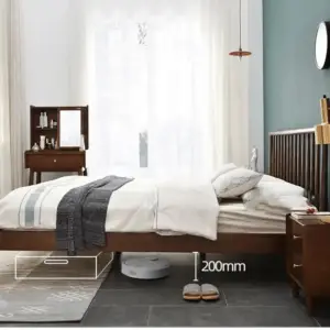 سرير نوم خشب بتصميم جايي