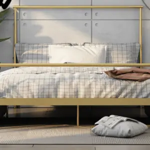 سرير حديد مودرن بسيط