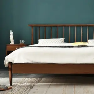 سرير نوم خشب بتصميم جايي