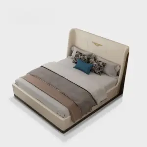 سرير انيق مربع الشكل