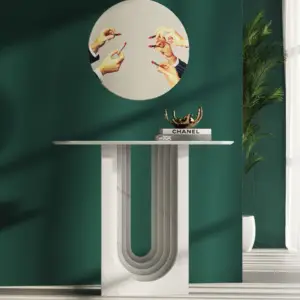 كونسول بسطح رخامي عملي وأنيق