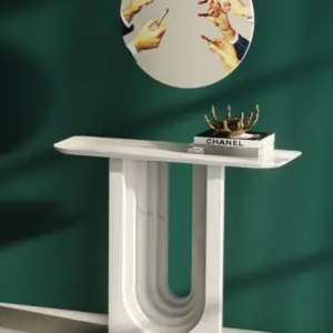 كونسول بسطح رخامي عملي وأنيق