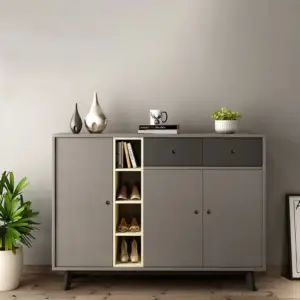 دولاب احذية خشب​ حديثة اسكندنافية