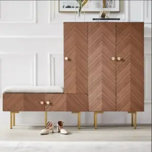 خزانة احذية مع دولاب تخزين