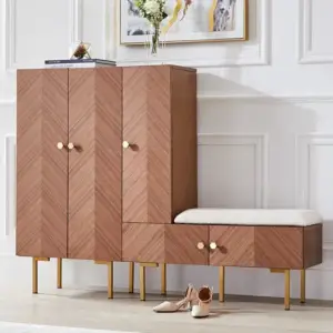 خزانة احذية مع دولاب تخزين