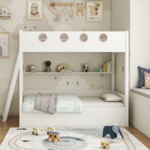 سرير طابقين للاطفال خشبي احدث سرير اطفال 2025