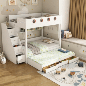 سرير طابقين للاطفال خشبي احدث سرير اطفال 2025