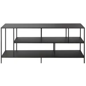 طاولة تلفاز من المعدن بتصميم عصري