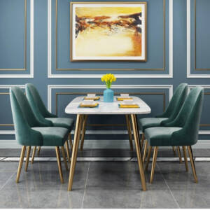 طاولة طعام رخام فخمة