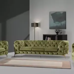 كنبة مودرن بتصميم كابوتونية مريح و فخم