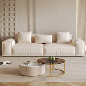 أريكة من قماش بتصميم اتلاينو