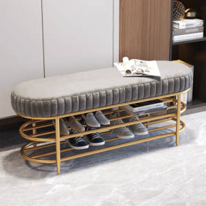 مقعد مع خزانة أحذية