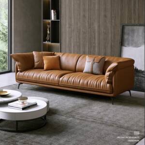 أريكة جلدية حديثة