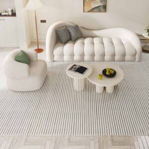 اريكة بتصميم مموج حديثة