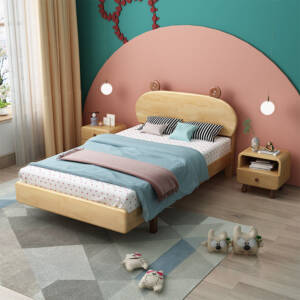 سرير أطفال علي شكل دب بكومودينو