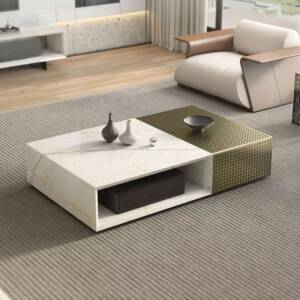 طاولة قهوة بتصميم ثنائي مميز