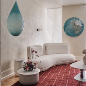 كنبه معيشه منحنيه