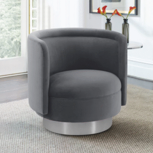 كرسي مفرد مخملي