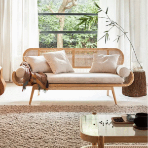 كنبه بتصميم ريفي