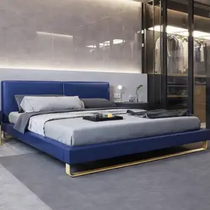 سرير نوم جلد فاخر