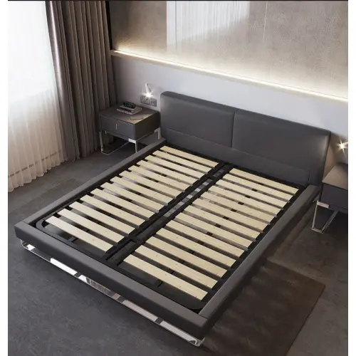 سرير نوم جلد فاخر