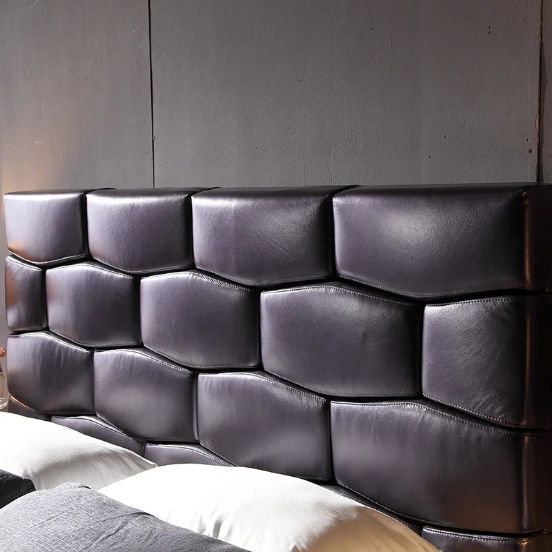 سرير-نوم (4) سرير نوم جلد من تصميم جولينا