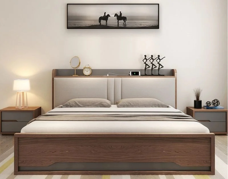 سرير-نوم (6) سرير نوم بمساحة تخزين بتصميم أنيق مميز