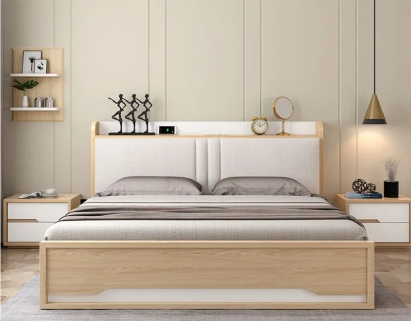 سرير-نوم (7) سرير نوم بمساحة تخزين بتصميم أنيق مميز