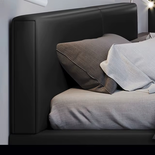 سرير نوم جلد فاخر