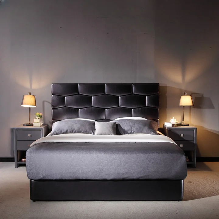 سرير-نوم (7) سرير نوم جلد من تصميم جولينا