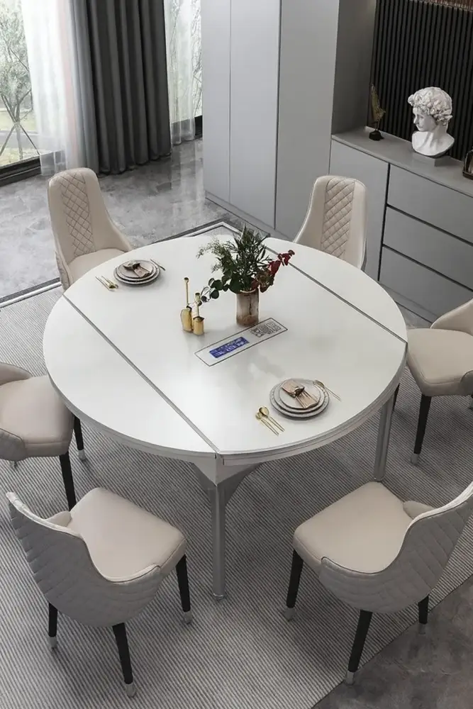طاولة-طعام (3) طاولة طعام مع كراسي فاخرة